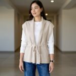 Effortless Elegance: The Belted Wrap Vest