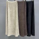 The Essential Suede-Look Maxi Skirt