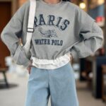 Paris Chic Meets Cozy Comfort: The Ruffle Hem Sweatshirt