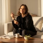 Midnight Velour Lounge Sweatshirt