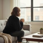 Midnight Velour Lounge Sweatshirt - Image 2