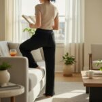 Effortless Chic Ribbed Lounge Pants - Image 3
