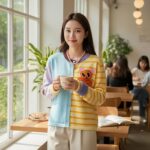 Kaleidoscope Color-Block Cardigan