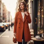 The Heritage Amber Double-Breasted Wool-Blend Coat