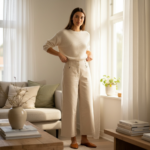 Urban Minimalist High-Waisted Wide-Leg Pant - Image 3